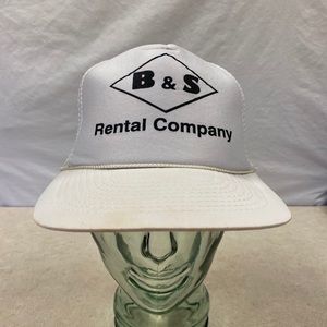 Vntg B&S Rental Adjustable Hat Cap